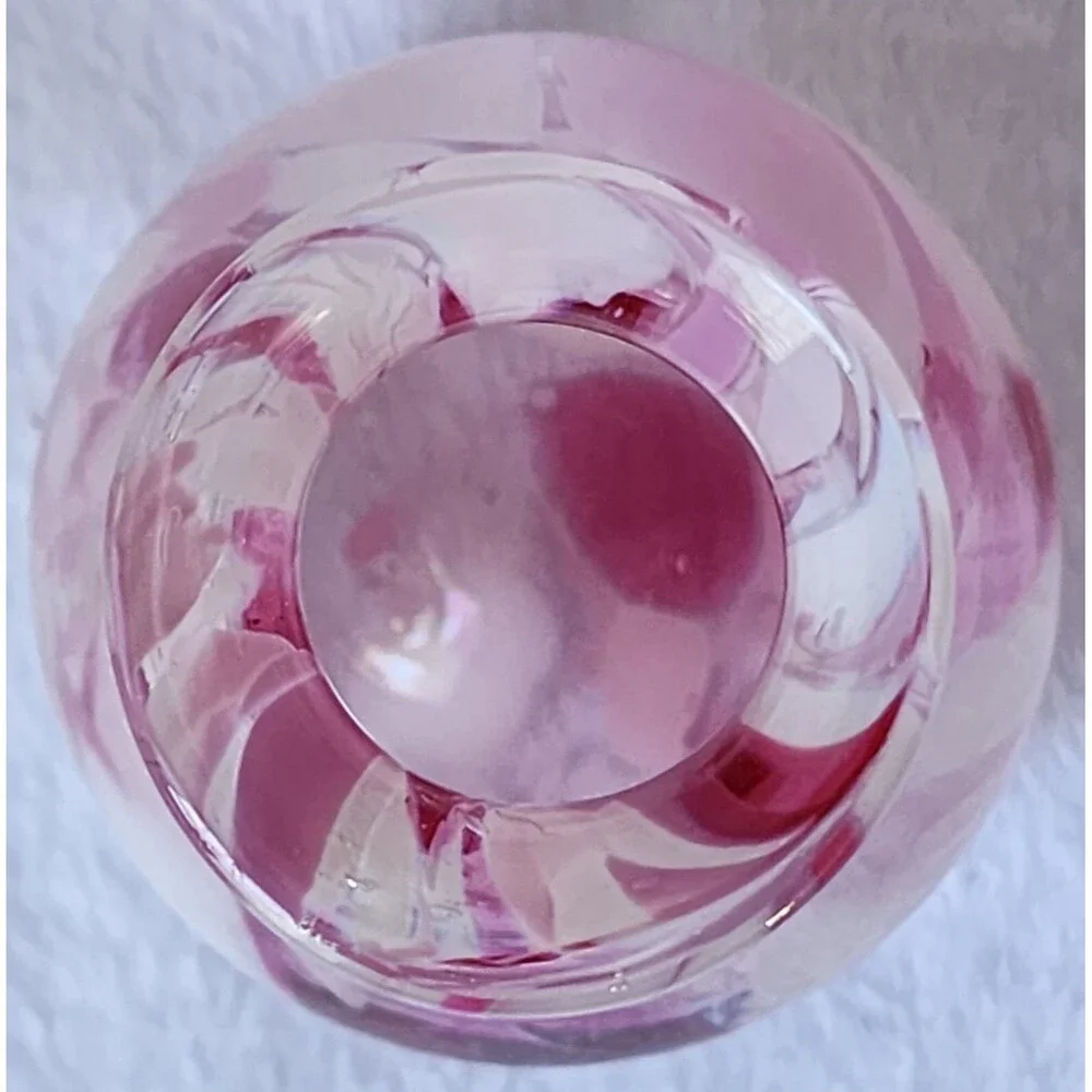Blown Glass Vase, Home Decor, Collectible, Display Art, Colorful Display, Accent